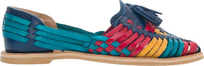 Sandalia Plana Artesanal De Piel