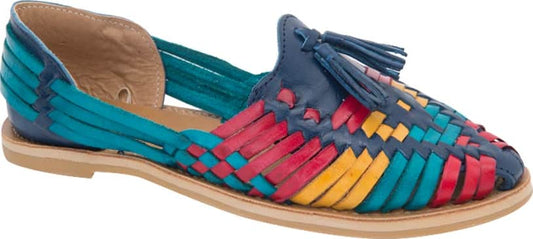 Sandalia Plana Artesanal De Piel