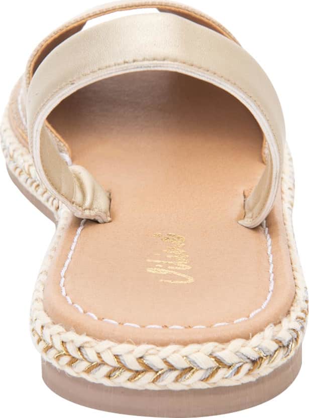 Sandalia Plana Con Yute