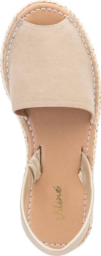 Sandalia Plana Con Yute