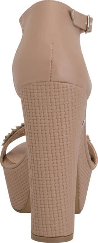 Sandalia Plataforma Tacon Flores