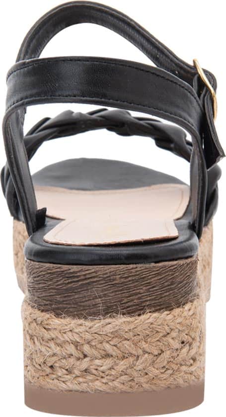 Sandalia Plataforma Baja Trenzada