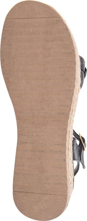 Sandalia Plataforma Baja Trenzada