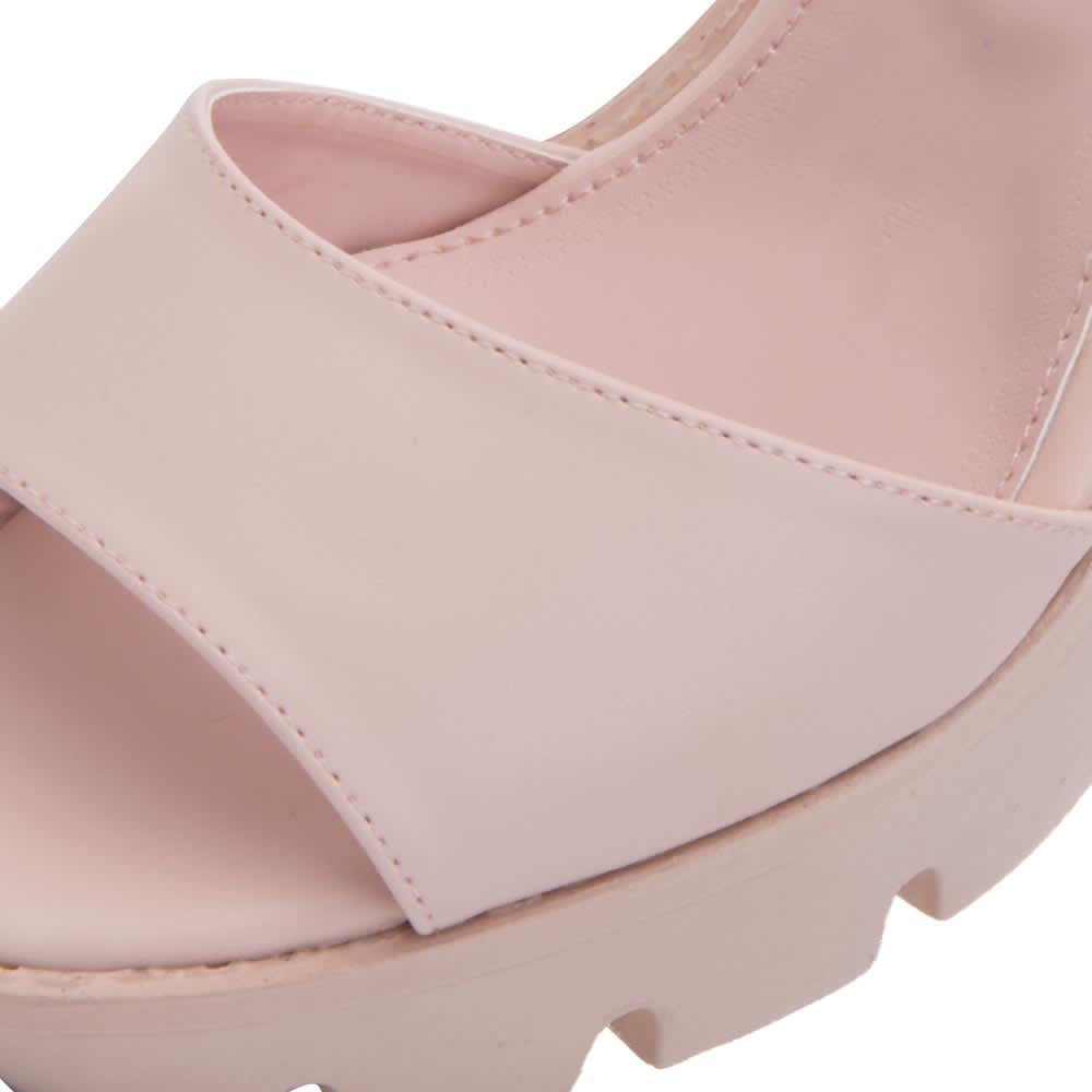 Sandalia Tacon Track Alto Monocolor