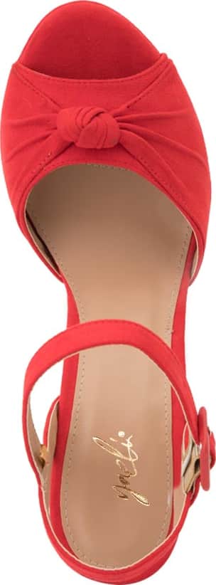 Sandalia Tacon Plataforma Nudo