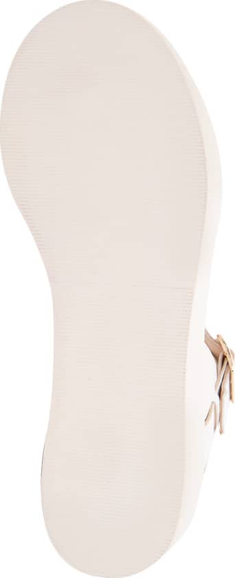 Sandalia Plataforma Baja Hebillas