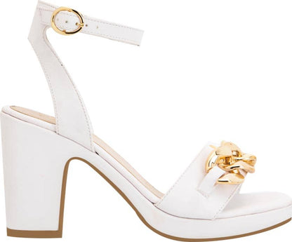 Sandalia Plataforma Tacon Cadena