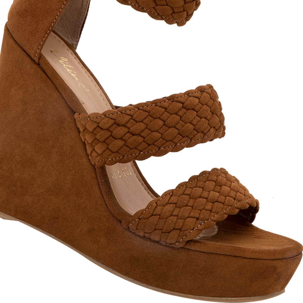 Sandalia Plataforma Yute Trenzada