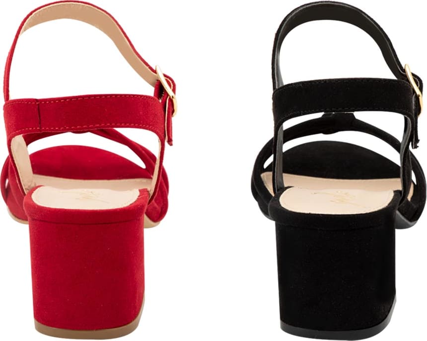 Kit Sandalia Tacon Tiras