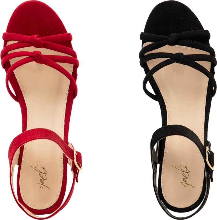 Kit Sandalia Tacon Tiras