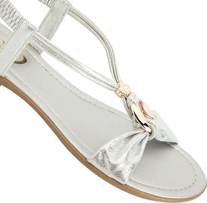 Kit Sandalia Planas Metalicas