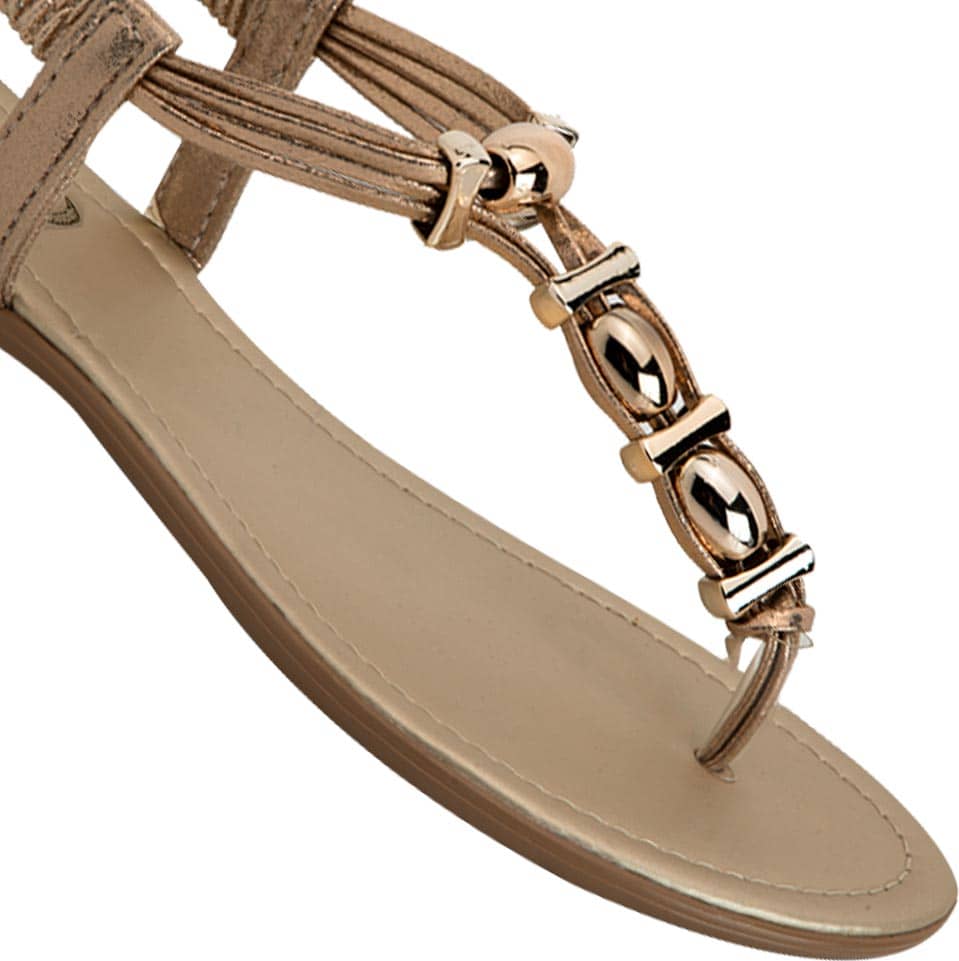 Kit Sandalia Planas Metalicas