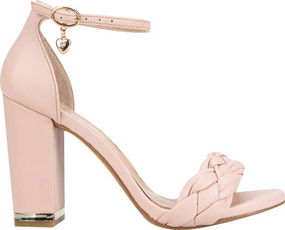 Sandalia Tacon Trenzada