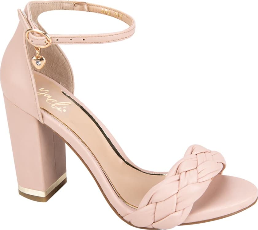 Sandalia Tacon Trenzada