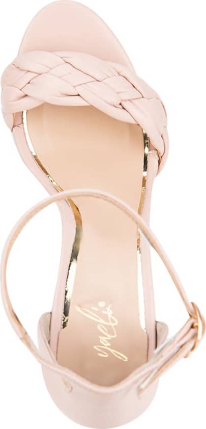 Sandalia Tacon Trenzada