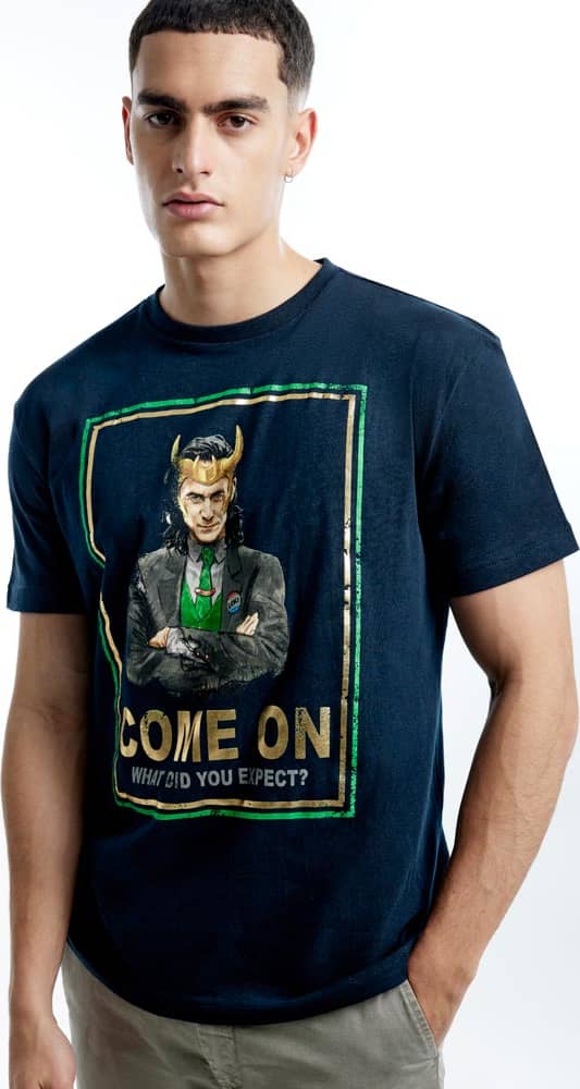 Playera Manga Corta Loki