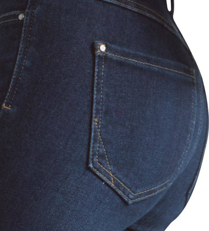 Jeans Corte Tobillero Cintura Regular