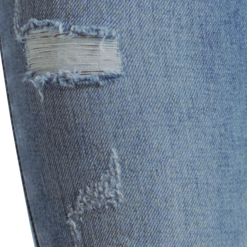 Jeans Corte Tobillero Cintura Regular