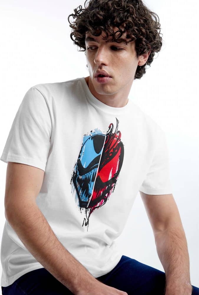 Ropa Casual Playera Marvel Heroes Vnom