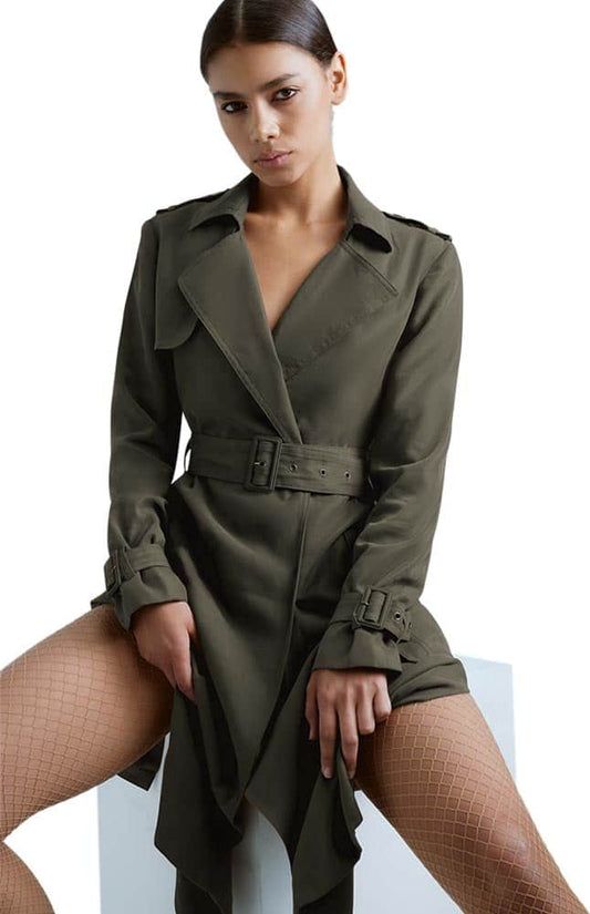 Gabardina Tacto Suave, Repelente Al Agua