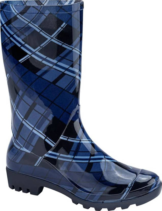 BOTA DE LLUVIA ESTAMPADO ESCOCES