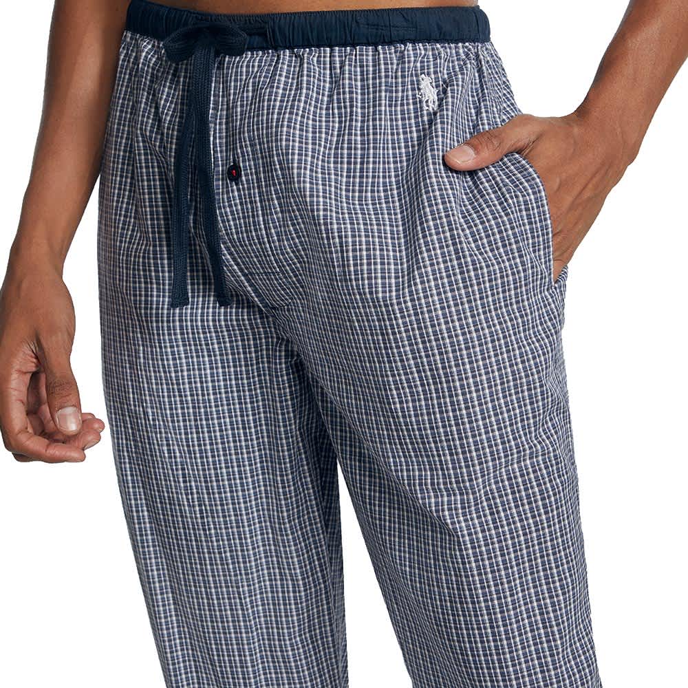 Pijama Pantalon A Cuadros Con Jareta
