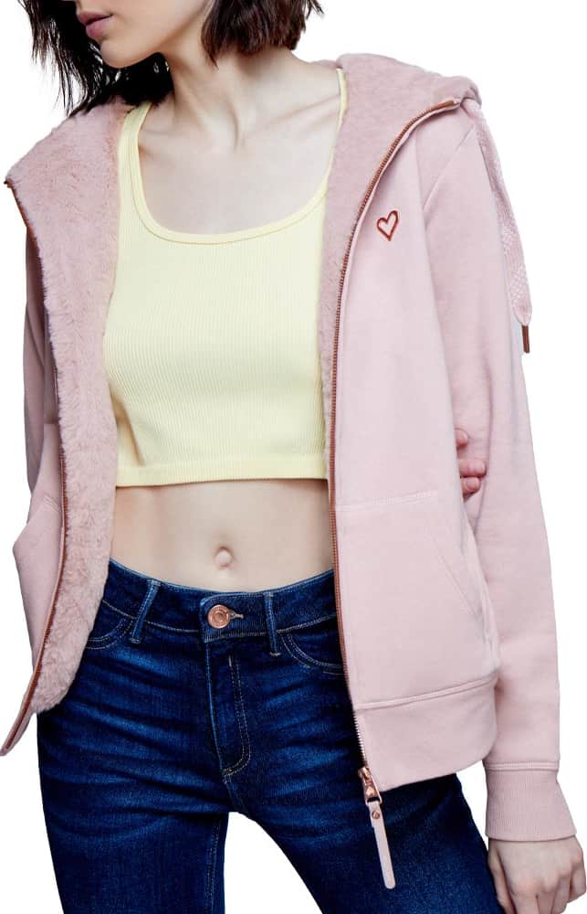 Sudadera Con Forro De Peluche