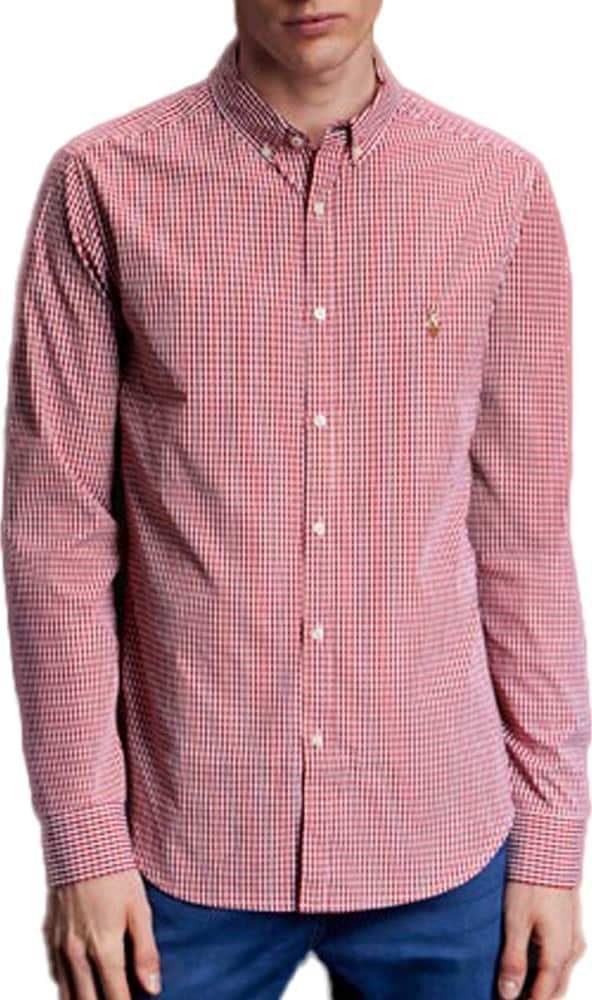 Camisa Regular Fit De Popelina Manga Larga