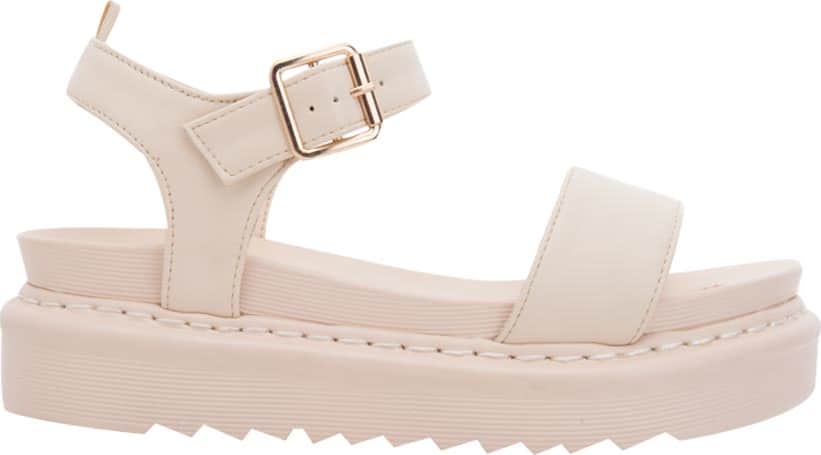 Sandalia Plana Track Monocolor