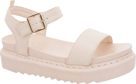 Sandalia Plana Track Monocolor