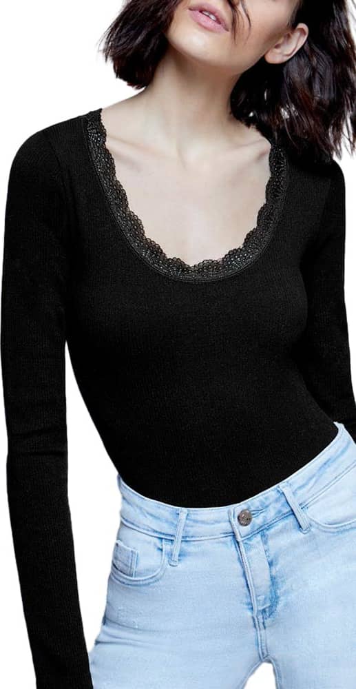 Pantiblusa Sin Costuras Manga Larga