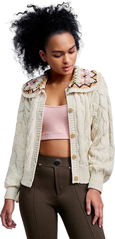 Sweater Tejido Trenzado