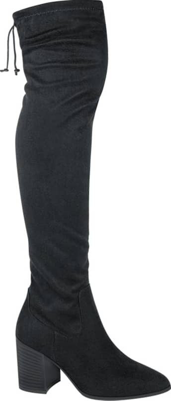 Bota Extra Larga Ante Ajustable Puntal Con Tacón