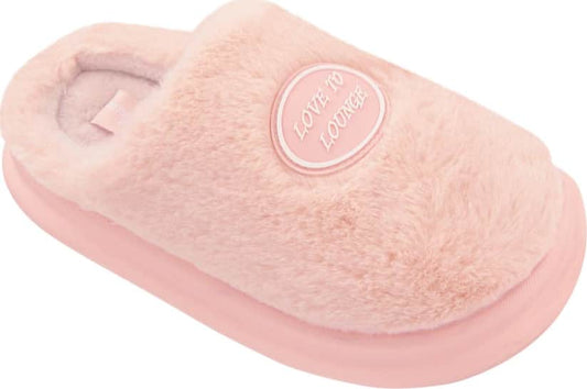 Pantufla Sueco Pelucho Con Adorno