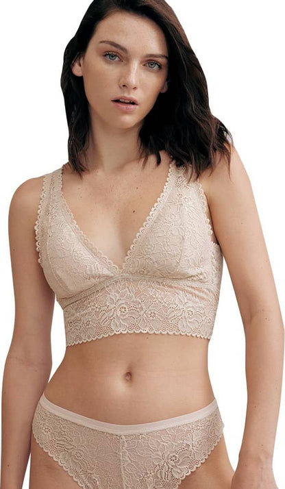BRASIERE TIPO BRALETTE DE ENCAJE