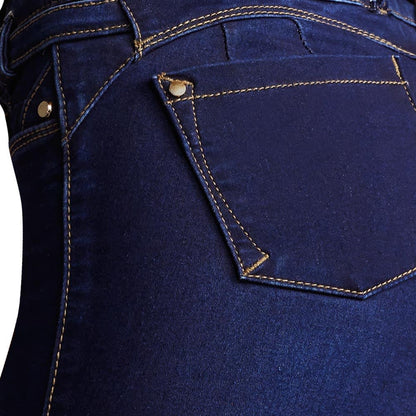 Jeans Corte Campana Cintura Alta