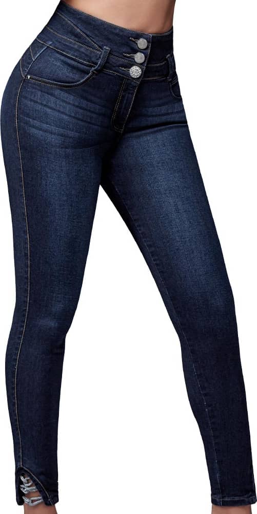 Jeans Super Skinny Cintura Alta