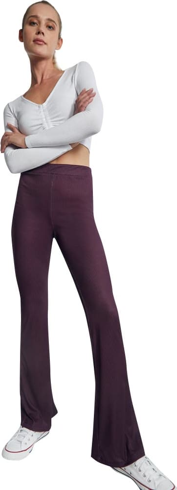 Pantalon Economico Corte Acampanado Cintura Alta