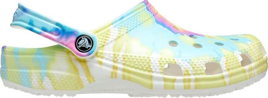 Playa/baño Tie-dye Graphic Clog