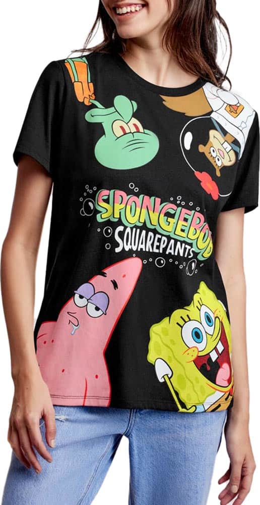 Ropa Casual Playera Bob Esponja Jp33