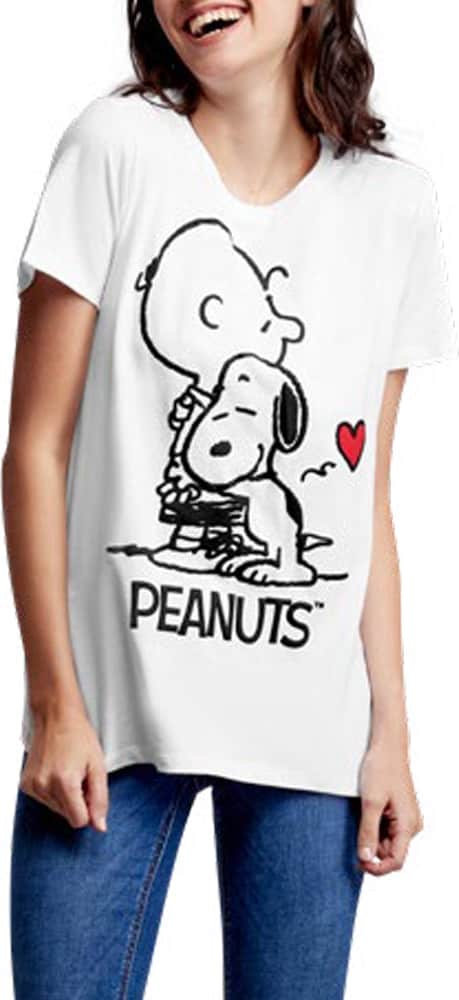 Playera Charlie Brown Y Snoopy