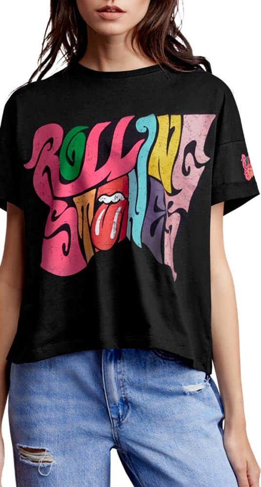 Playera Cuello Redondo Estampada