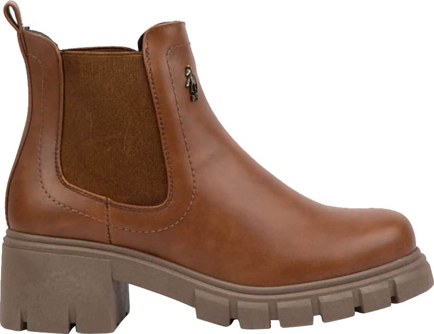 Bota Chelsea Pu Liso Suela Track