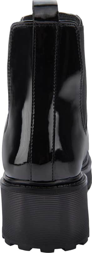 Bota Chelsea Charol Liso Suela Traslucida