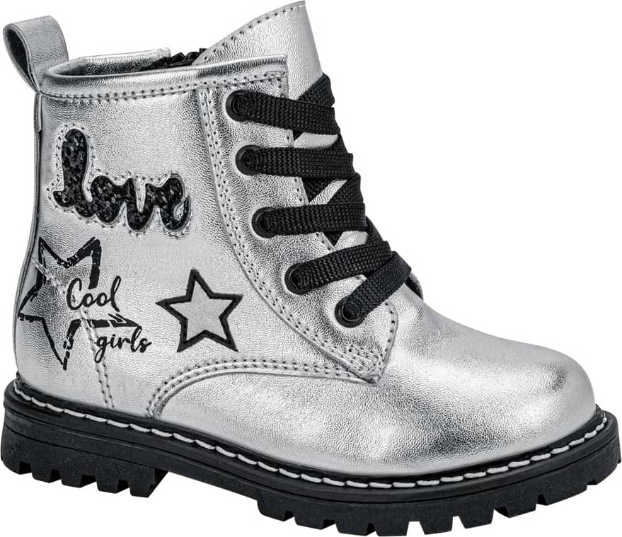 Hiker Botin Metalico Estampado