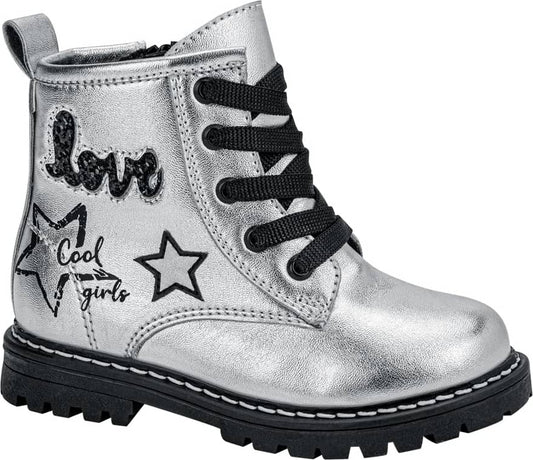 Hiker Botin Metalico Estampado