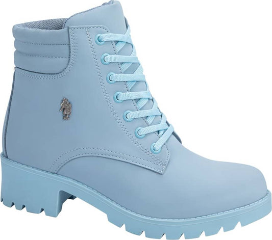 Bota Hiker Nobuck Con Bullón Mono Color