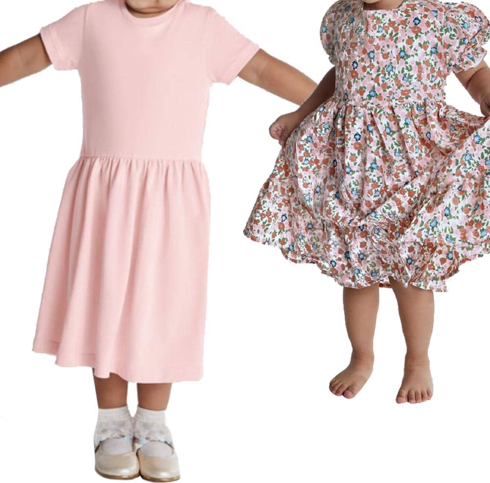 Vestido casual beba rosa Holly Land Baby modelo 2025 – Conceptos