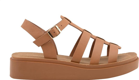 SANDALIA PLANA MONOCOLOR