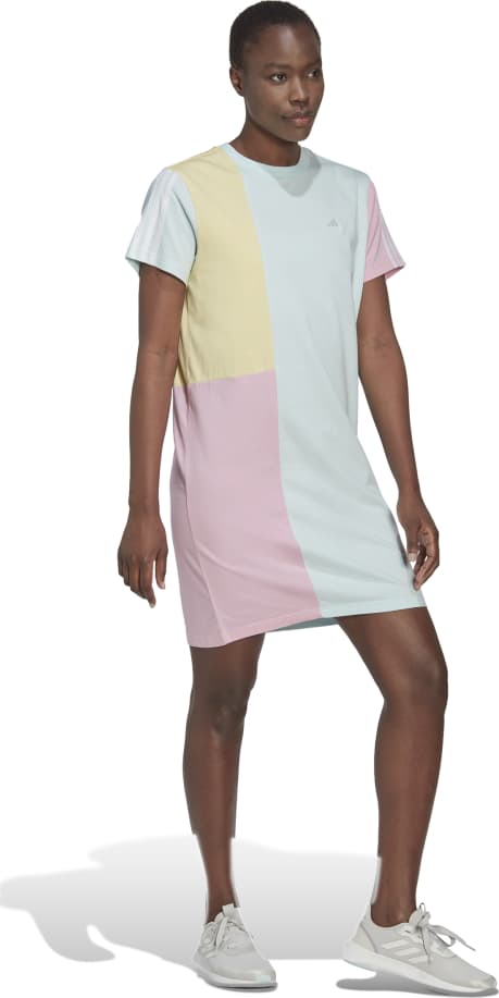 Vestido Essentials Colorblock 3 Stripes